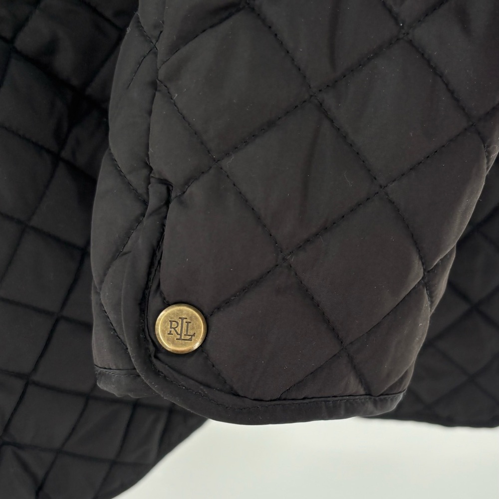 Ralph Lauren Black Diamond Quilted Jacket Women’s Size M - Picture 5 of 14
